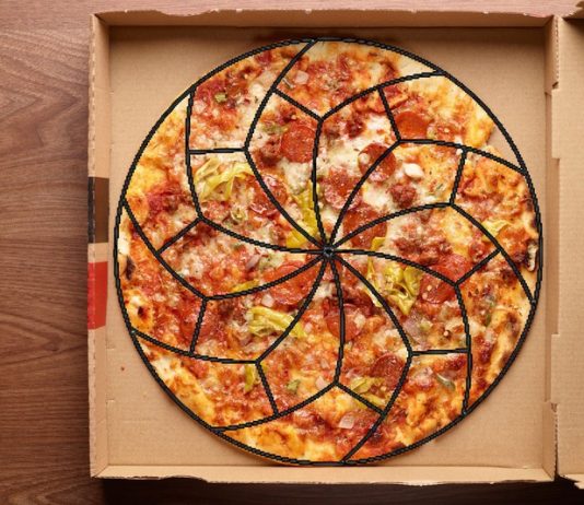 Ciéntificos revelaron la forma perfecta de cortar la pizza