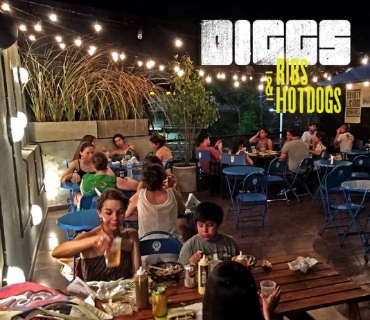 Merienda en Diggs con Baileys frozen y Salchipapa