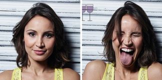 Un proyecto fotográfico que retrata los rostros después de tres copas de vino