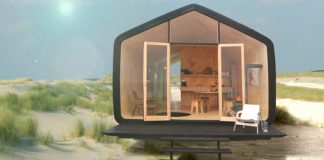 La primera casa eco-friendly a base de cartón corrugado