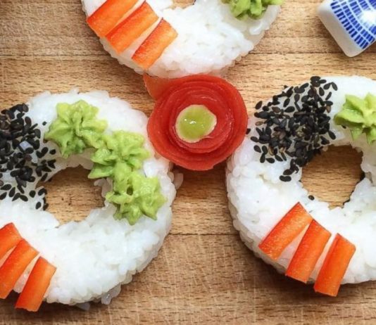 Sushi donut, para darle una vuelta al tradicional sushi