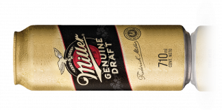 Cerveza Miller presenta su nueva lata de 710 cc