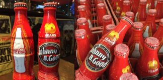 Edición especial de Coca-Cola en el aniversario de Johnny B. Good