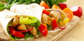 Wraps en la antesala de la primavera en Un Dos Crêpes