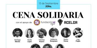 Cena solidaria para las familias afectadas por las inundaciones