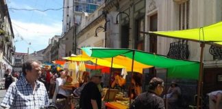 Feria gastronómica en San Telmo