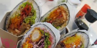 La moda de Nueva York: Sushi burritos
