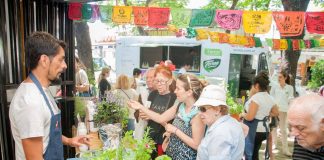 Sabe la Tierra presentó su versión itinerante en Balvanera y Las Cañitas