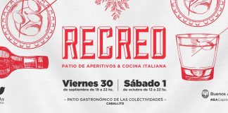 Recreo: un patio de aperitivos y comida italiana
