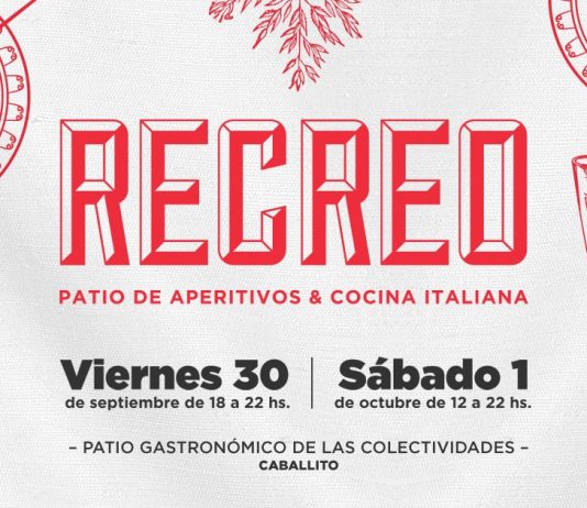 Recreo: un patio de aperitivos y comida italiana