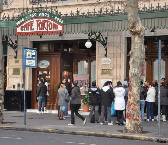 Los Cafetines porteños tuvieron su día de celebración