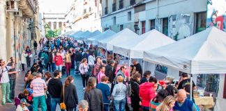 «Florece el Casco Histórico», la fiesta de San Telmo
