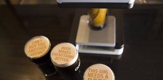 Conocé Beer Ripples, una impresora 3D que personaliza las cervezas