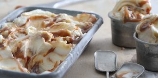 Helado de banana y dulce de leche, una receta ideal para los días de calor helado de banana