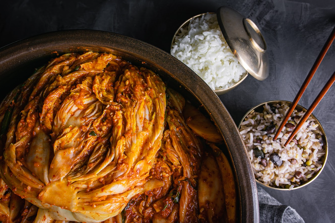 platos coreanos kimchi
