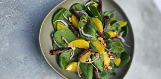 Ensalada Marroquí de rúcula y naranja: frescura y sabor para el calor ensalada marroquí