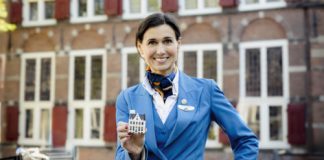 La casita 105 de KLM bordea tres canales de Ámsterdam  klm casita