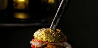The Golden Boy: la hamburguesa más cara del mundo que se sirve ahumada con whisky