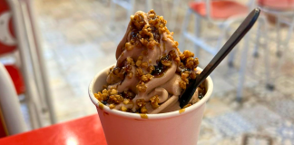 Nuevo helado soft de avellanas en La Casa Blanca de Habana helado soft