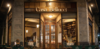 Casa Bellucci, el nuevo restaurante y moscatería especializado en pizza porteña y pastas de Parque Chacabuco Casa Bellucci