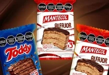 A pedido del público, Georgalos presenta los nuevos alfajores triples de Mantecol y Toddy alfajor mantecol