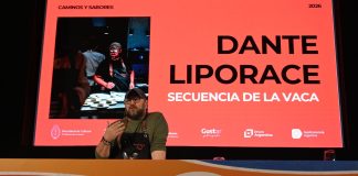 Dante Liporace llevó «La secuencia de la vaca» a Caminos y Sabores y reivindicó la alta cocina argentina La secuencia de la vaca